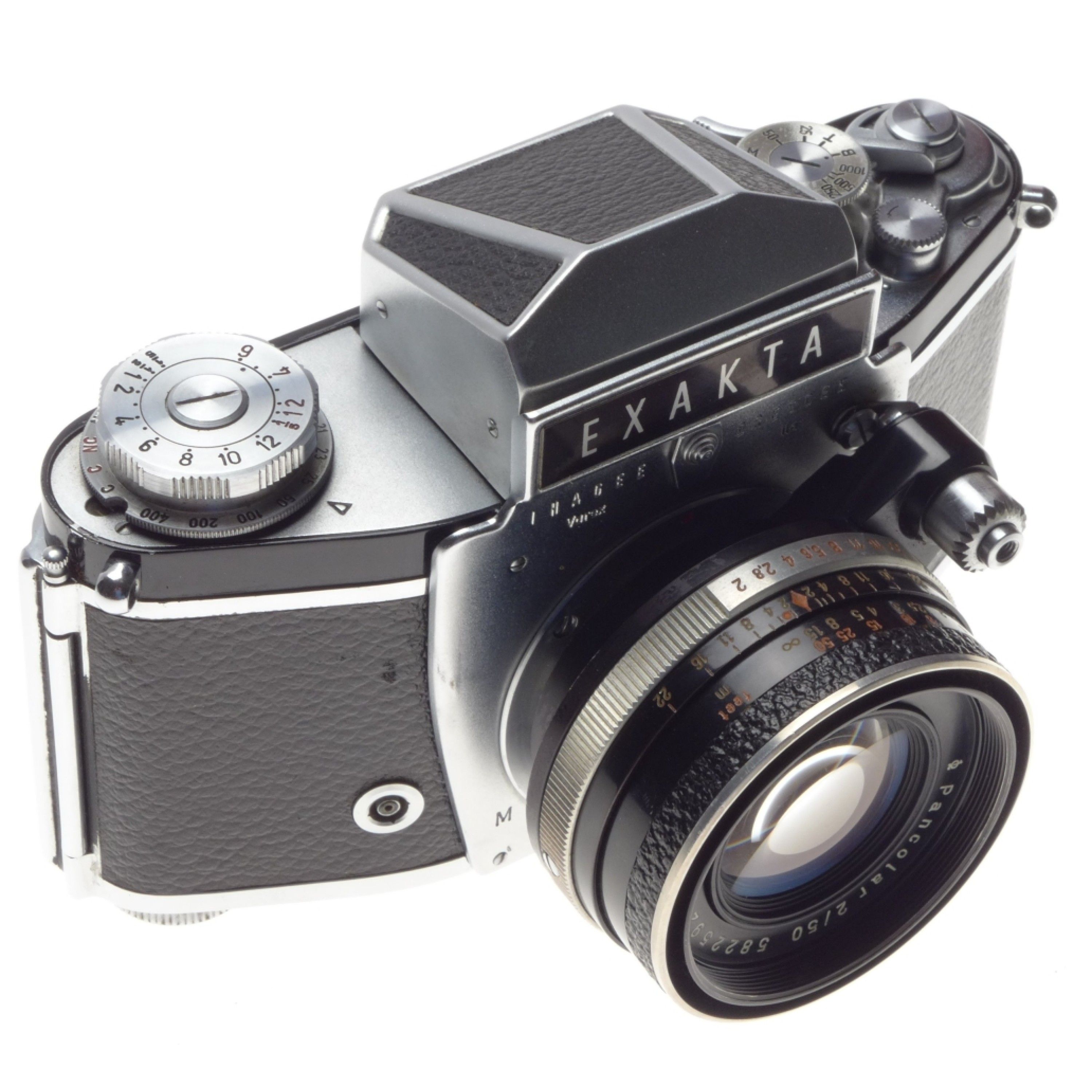 EXAKTA Varex IIa vintage chrome SLR film camera body Zeiss