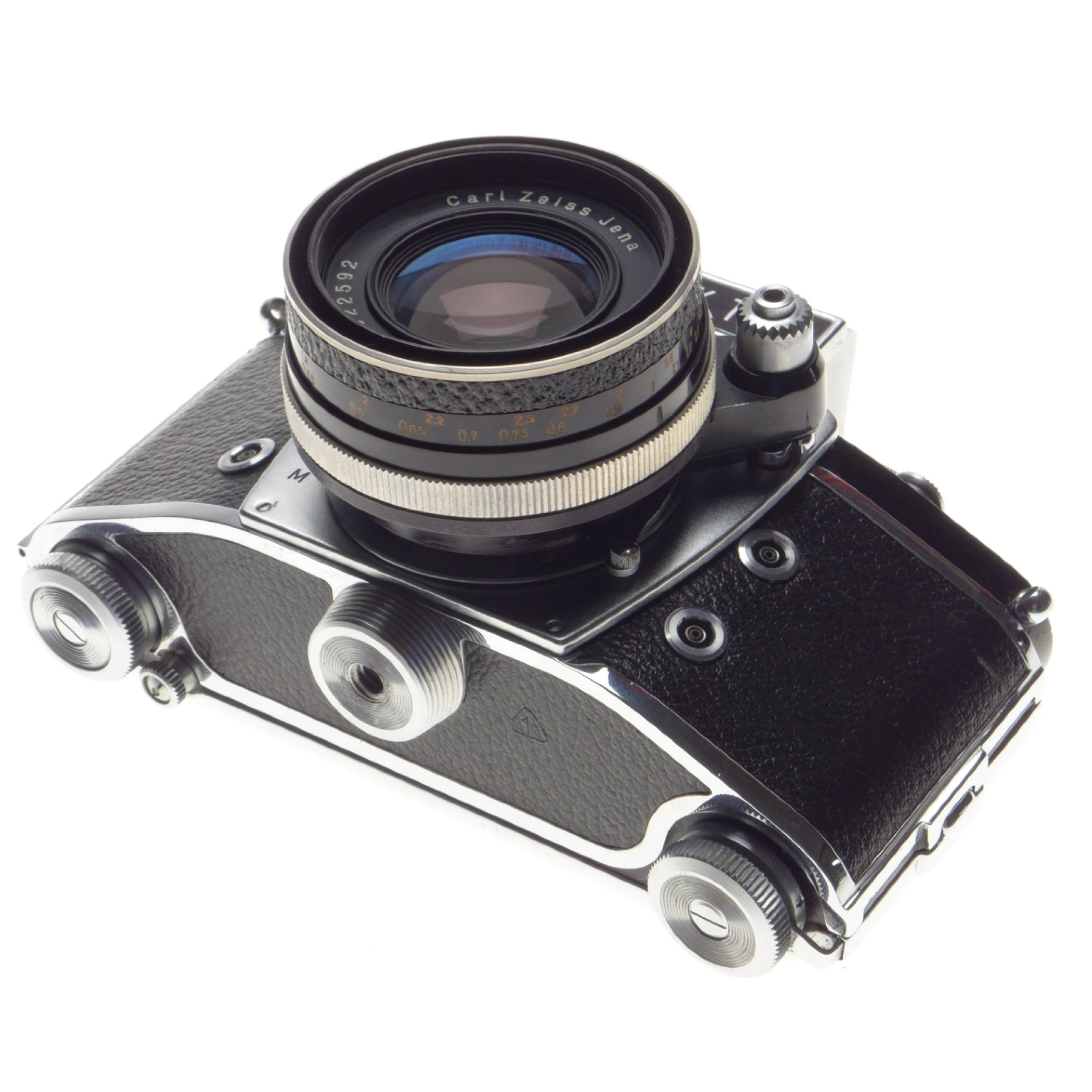 EXAKTA Varex IIa vintage chrome SLR film camera body Zeiss