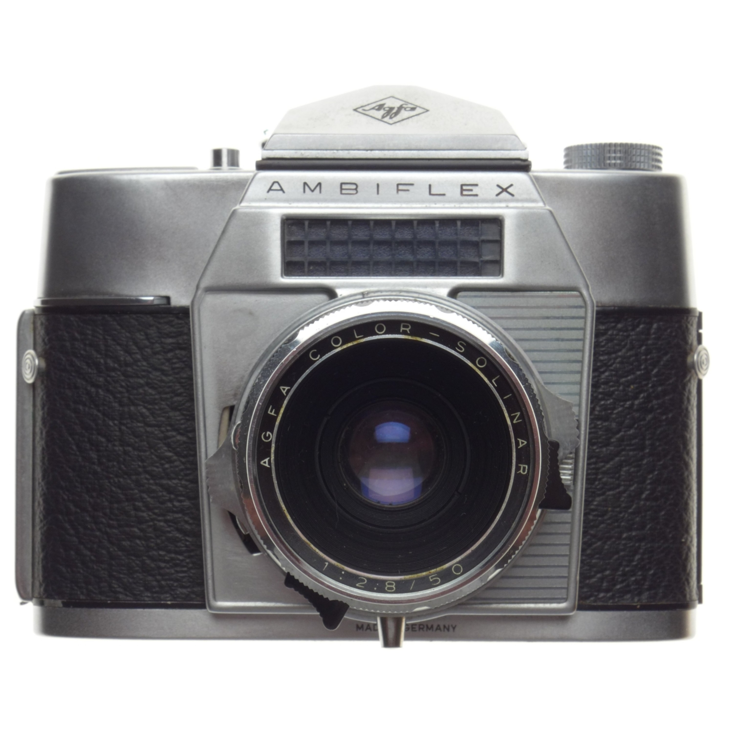 Agfa Ambiflex with Color Solinar 2.8/50mm Lens and Case SLR