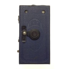 ENSIGN E29 Blue box camera rare old school vintage classic 120 roll film type