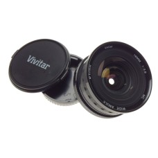 VIVITAR Wide angle 19mm 1:3.8 MC vintage lens C/Y mount MINT 3.8/19mm ultra-wide caps
