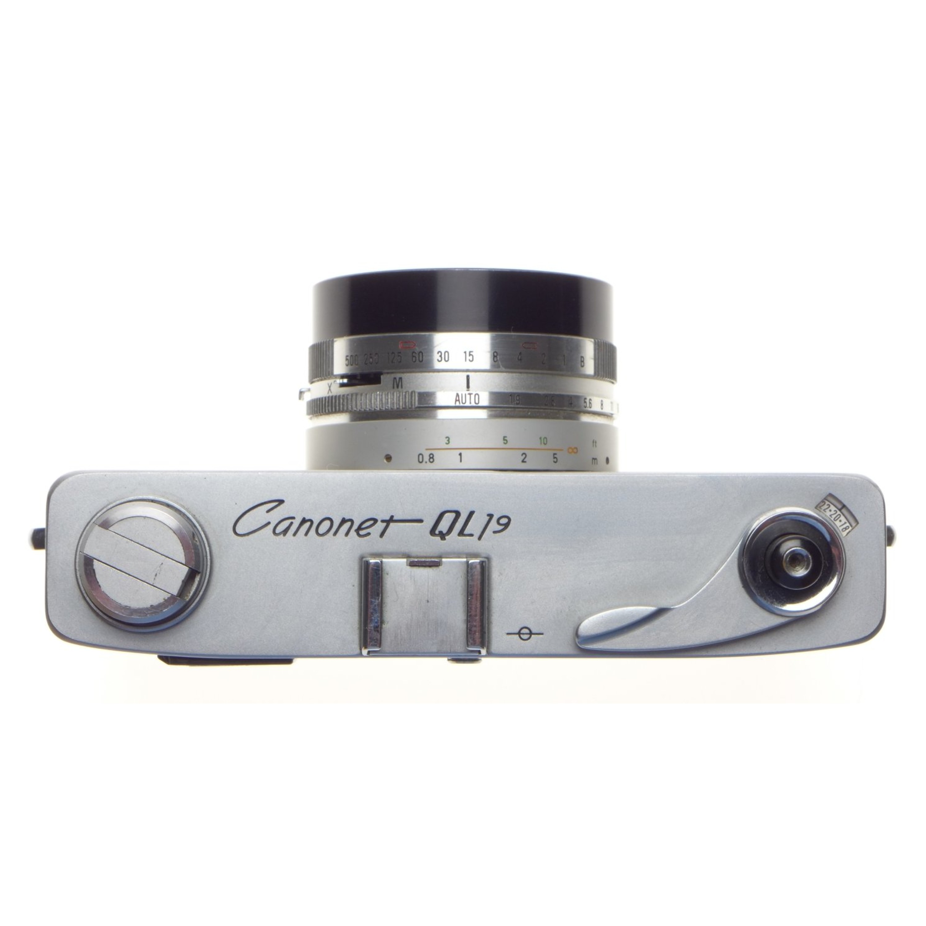 CANON QL Canonet-QL 19 point and shoot vintage chrome retro 35mm