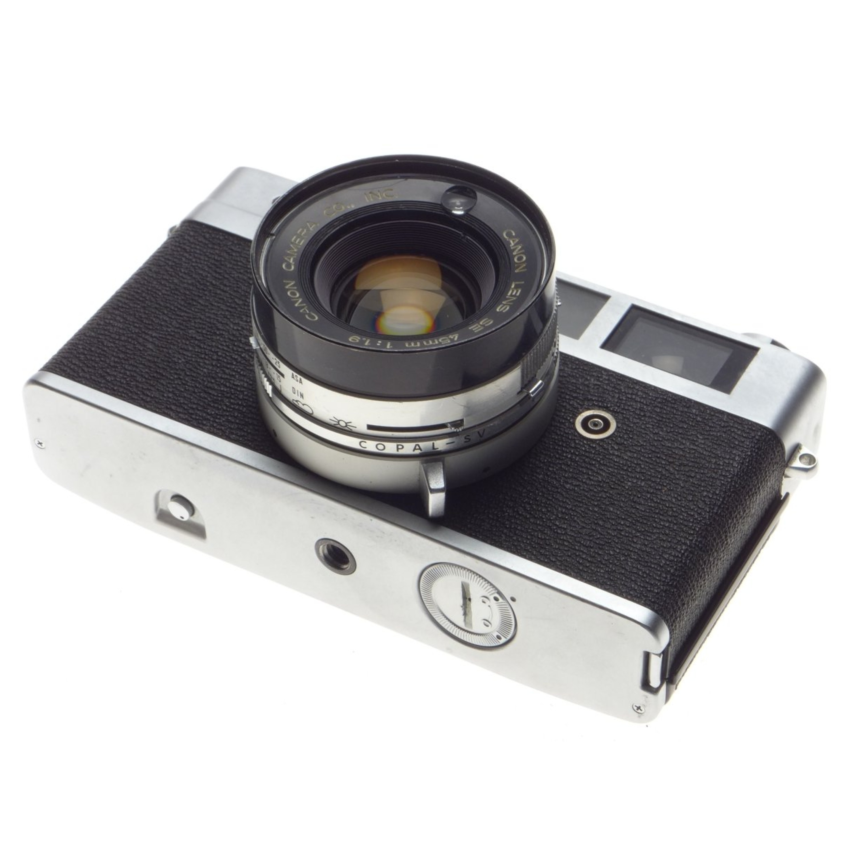 CANON QL Canonet-QL 19 point and shoot vintage chrome retro 35mm