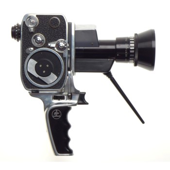 BOLEX Zoom Reflex P1 vintage 8mm Movie camera Som Berthiot lens