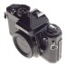 NIKON FE black SLR 35mm film camera vintage body case strap and cap