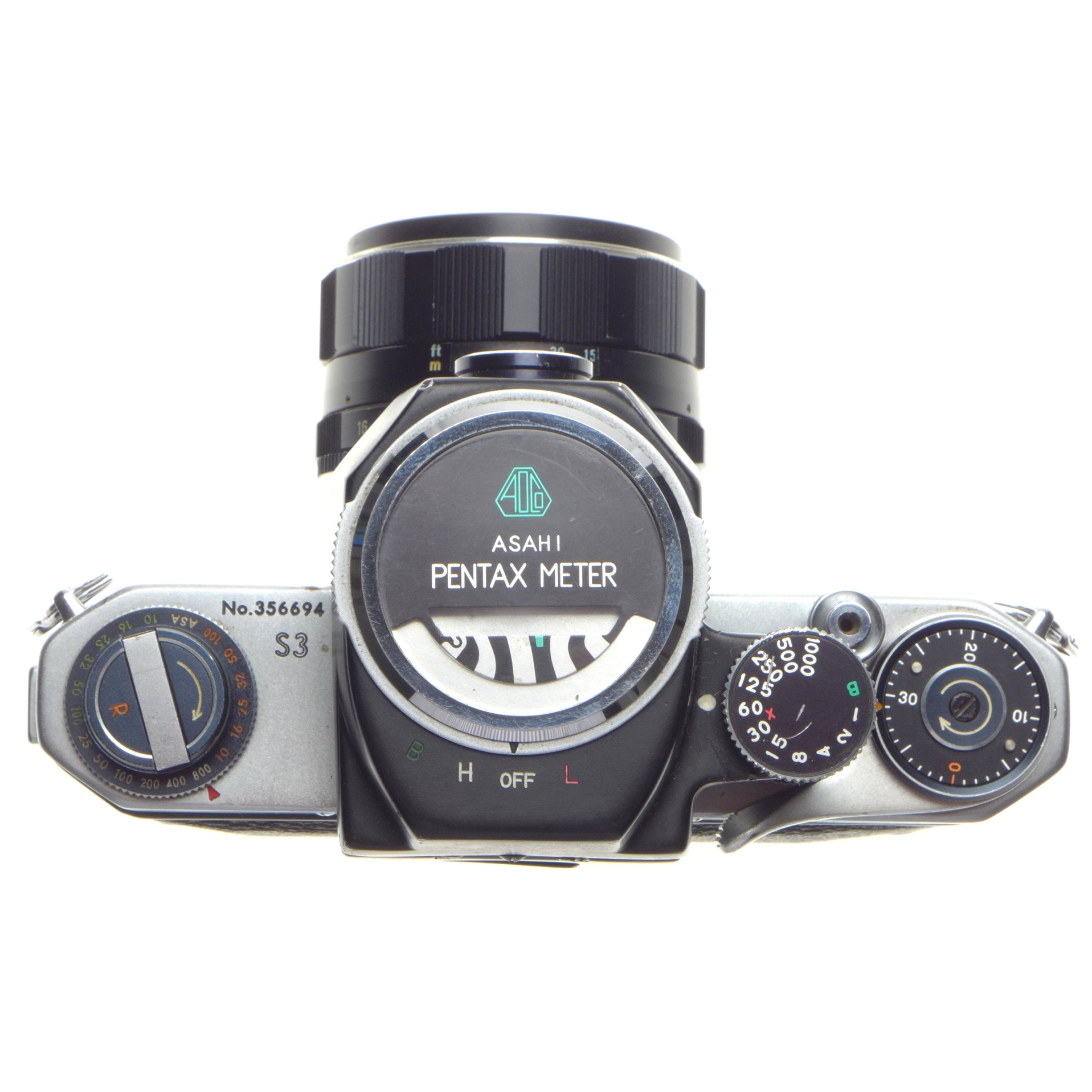 Asahi Pentax S3 Vintage SLR 35mm film camera Super-Takumar 1:1.8/55 coated  lens f=