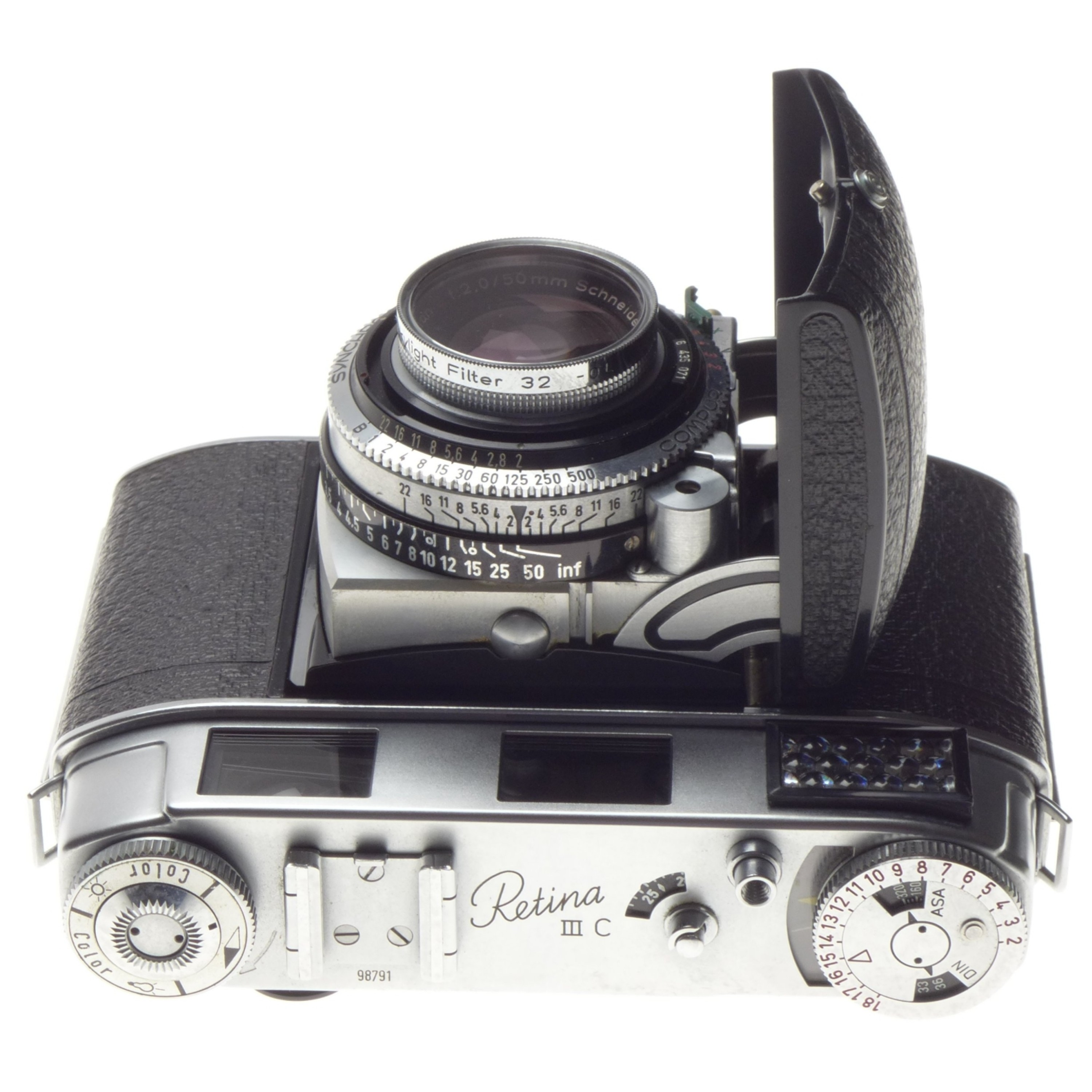 Kodak Retina IIIc Schneider-Retina-Xenon C 50mm f2 Prime lens 2