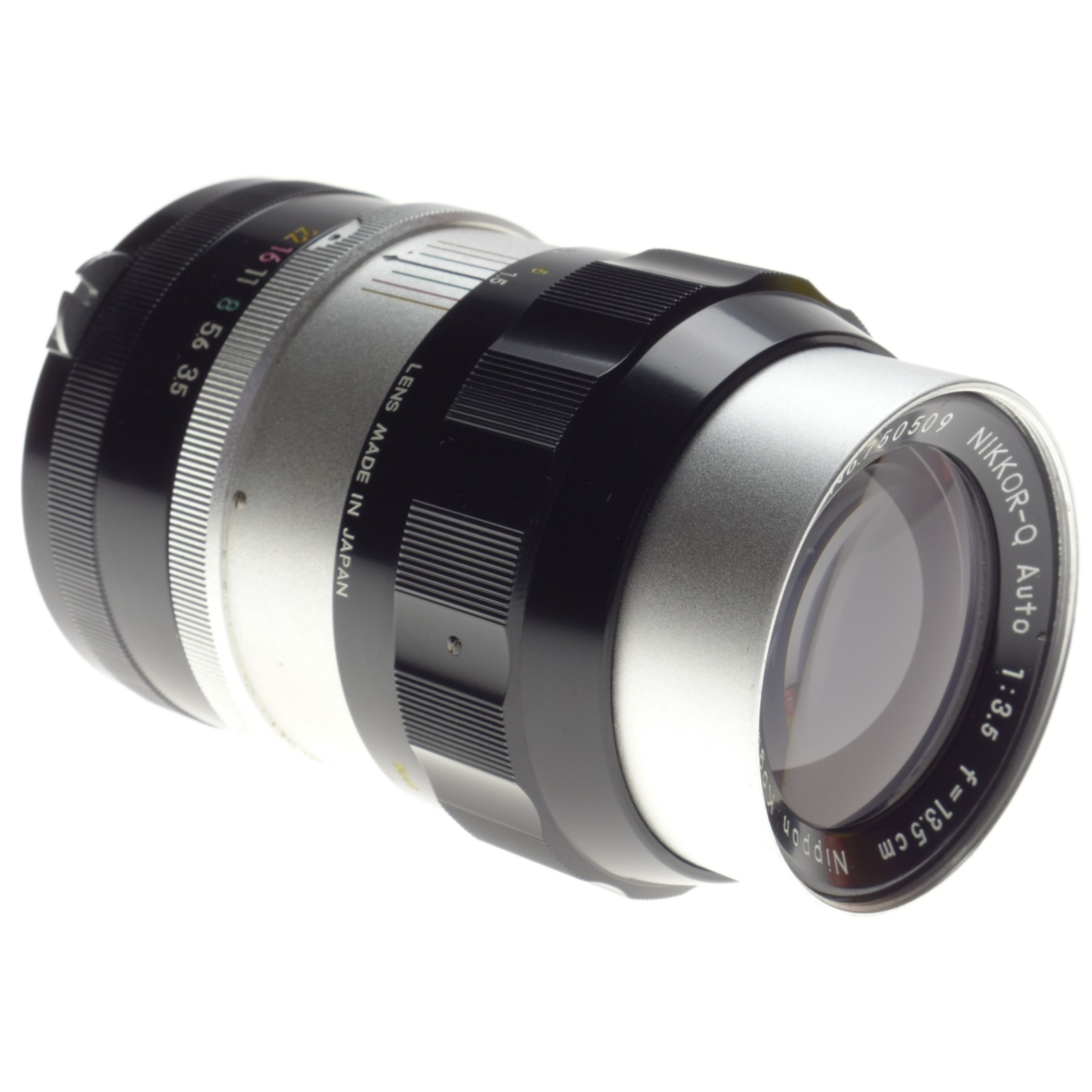 カメラのレンズ（NIKKOR-Q Auto 1:3.5 f=135mm ）1個。 カメラのレンズ（NIKKOR-Q Auto 1 3 5 f=135mm ）1個｜Yahoo!フリマ