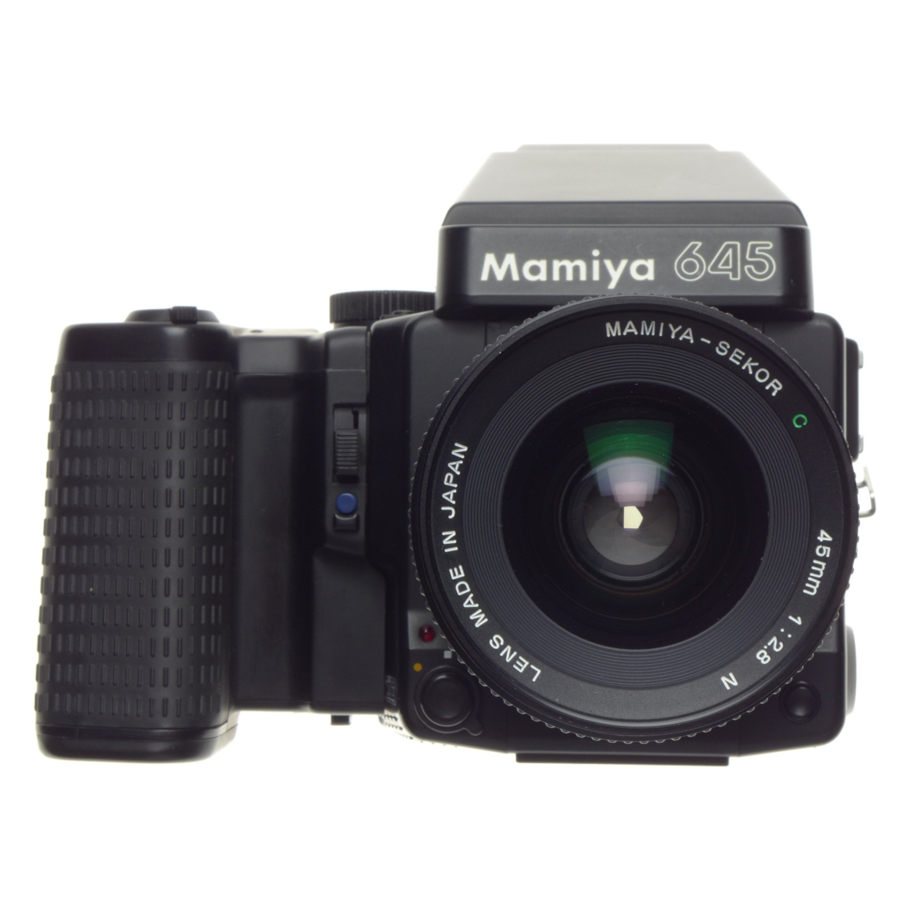 MAMIYA 645 SUPER Mega medium format camera kit grip, winder, prism, 3 lenses, converter, backs inserts MAMIYA 645 SUPER Mega medium format camera kit grip, winder, prism, 3 lenses, converter, backs inserts