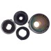 MAMIYA 645 SUPER Mega medium format camera kit grip, winder, prism, 3 lenses, converter, backs inserts