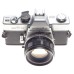 MINOLTA SRT101 Chrome 35mm vintage film camera MC Rokkor PF 1.4 f=58mm fast glass