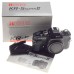 RICOH KR-5 Super II Black vintage SLR 35mm film camera RIKENON 2/50mm prime lens MINT BOX strap manual