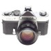 Konica Autoreflex T 35mm vintage SLR film camera HEXANON AR 57mm f1.4 cap 1.4/57mm Clean