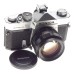 Konica Autoreflex T 35mm vintage SLR film camera HEXANON AR 57mm f1.4 cap 1.4/57mm Clean
