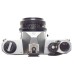 PENTAX SLR K1000 vintage 35mm film camera with SMC-Pentax-M 1:2 f=50mm coated clean lens case strap