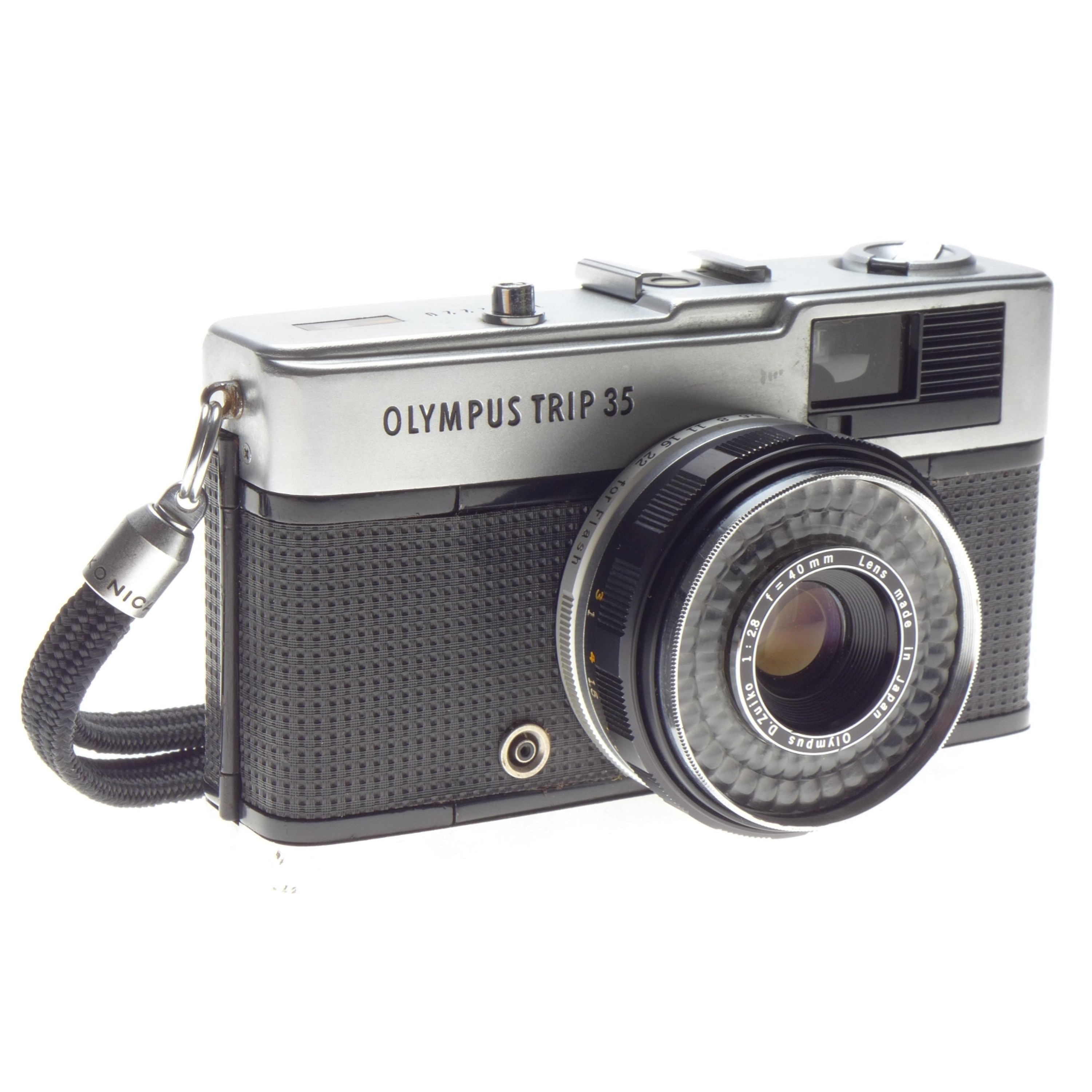 Olympus trip 35 vintage point and shoot 35mm film camera Zuiko 2.8