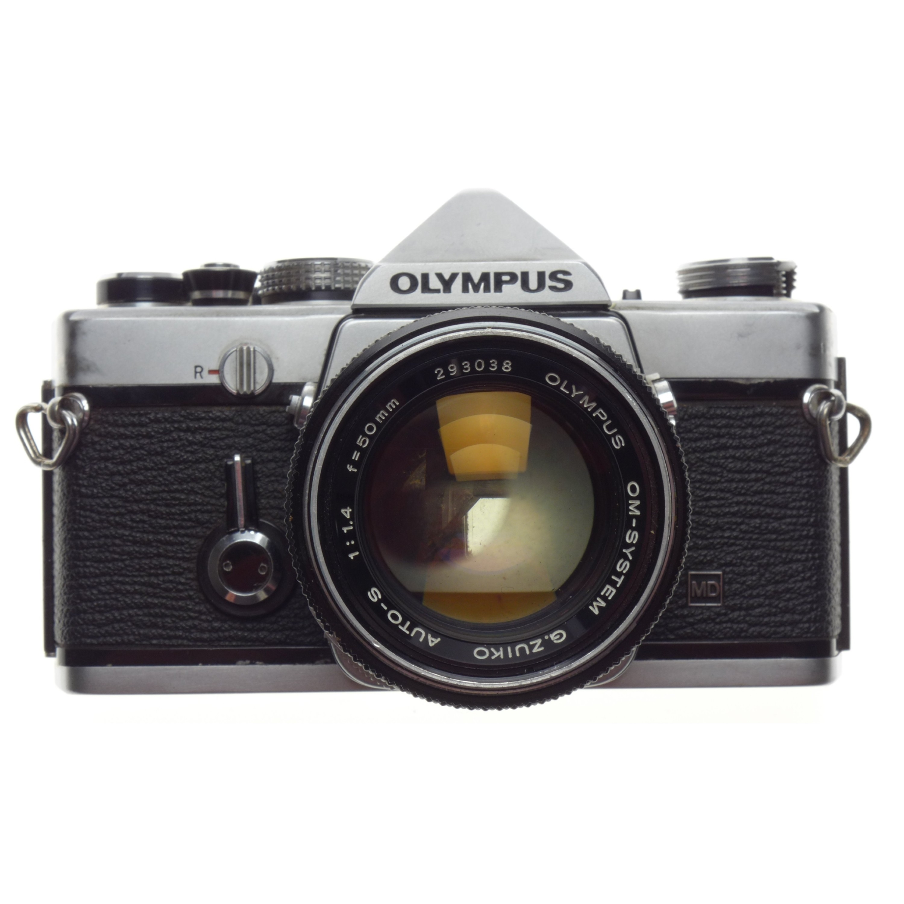 Olympus OM-1 vintage 35mm film camera Zuiko Auto-S 1.4 f=50mm lens ...