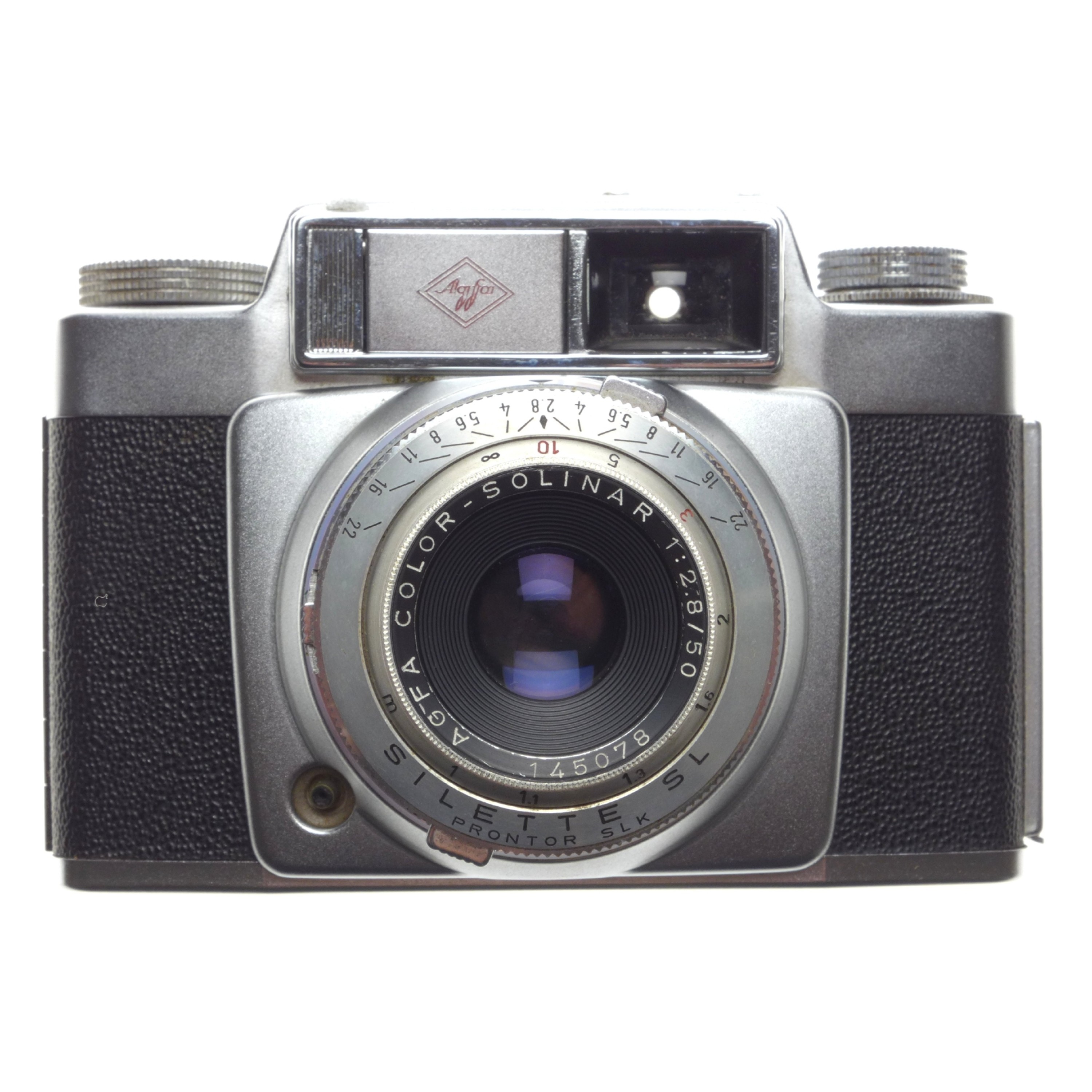 Agfa Silette SL 35mm vintage camera Color-Solinar 1:2.8/50mm