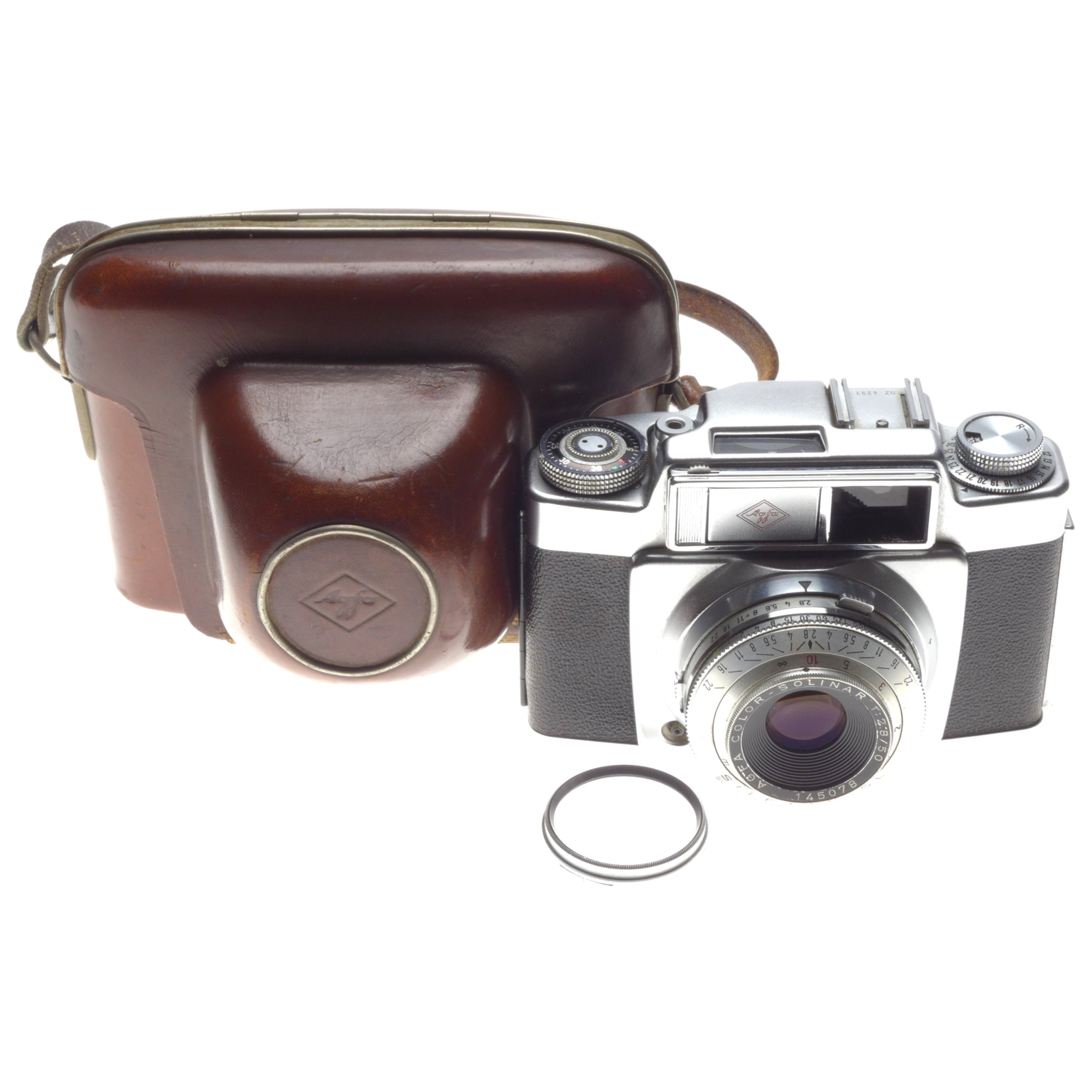 Agfa Silette SL 35mm vintage camera Color-Solinar 1:2.8/50mm