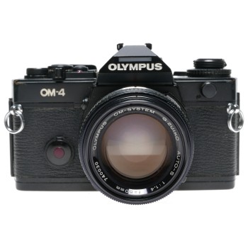 Olympus OM-4 with 1.4 f=50mm SLR 35mm film camera