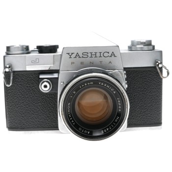Yashica Penta J 35mm vintage SLR film camera 2/50