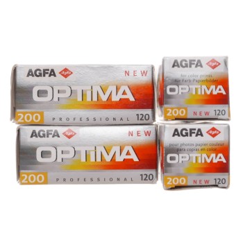 Agfa Optima 200 Professional 120 film stock