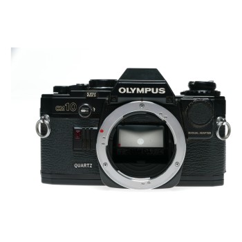 Olympus OM-10 Quartz 35mm vintage Black film camera body
