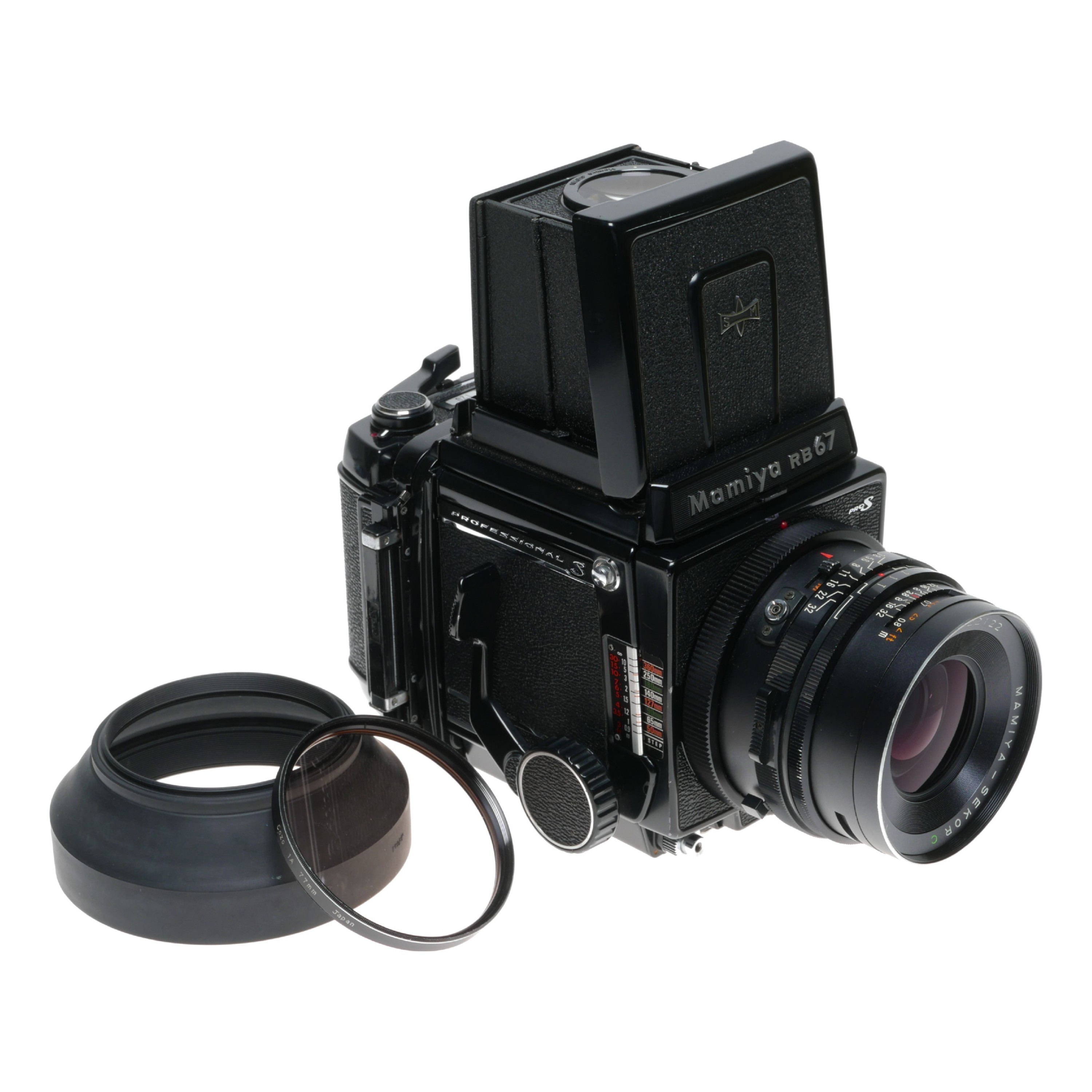 Mamiya RB67 Pro S large format film camera 3.8/90mm lens