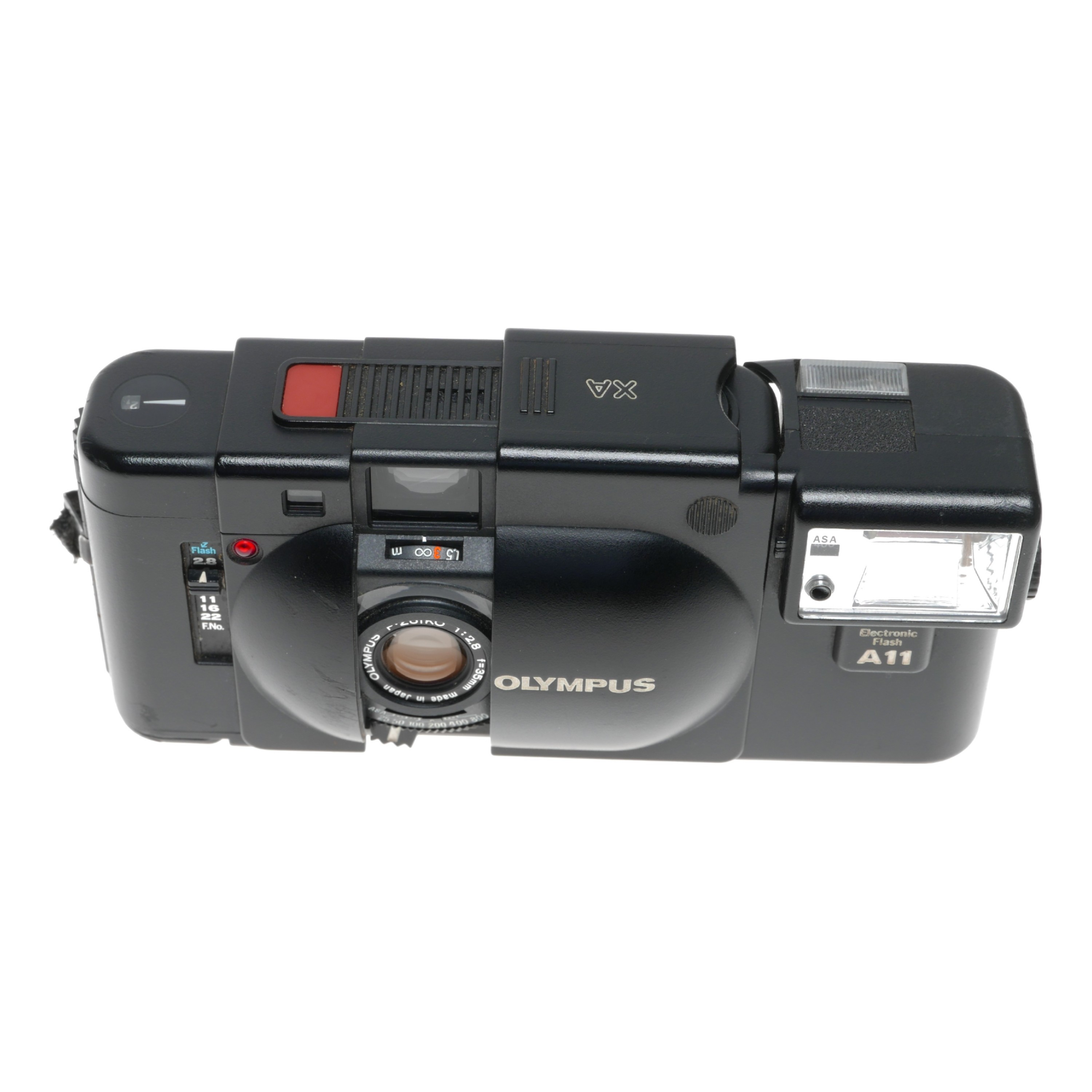 【良品】OLYMPUS XA A11 F-ZUIKO 35mm 2.8 #J03 Olympus XA 35mm Rangefinder Zuiko f/2.8 A11 Flash From