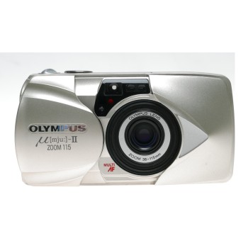 Olympus MJU-II Zoom 115 compact vintage 35mm film camera