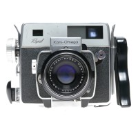 Koni-OMEGA Rapid Hexanon 3.5 f=90mm Antique 120 film camera Chrome