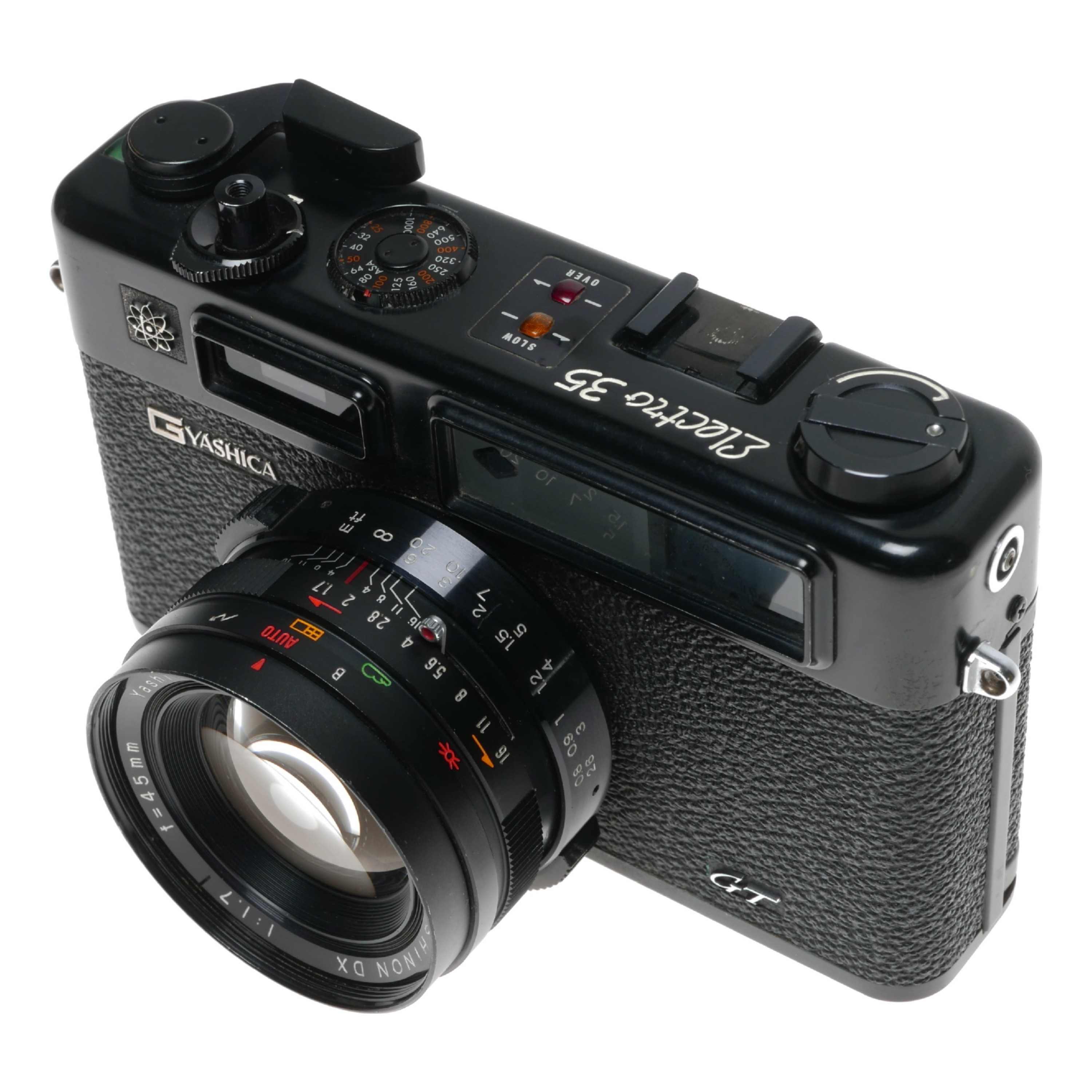 Yashica GT Electro 35 Black vintage film camera Color Yashinon DX