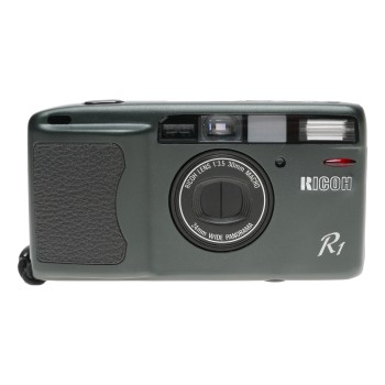 RICOH R1 vintage 35mm film camera 3.5/30 Macro 24mm wide Panorama
