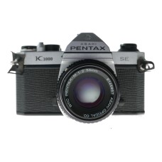 Pentax K1000 SE 35mm Film SLR Film Camera M 1:2 50mm SMC Lens