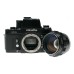 Minolta X-1 SLR Camera MC Rokkor PG 1:2 58mm Hawk Eye Lens Excellent
