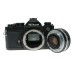 Nikon FM 35mm Film SLR Camera 1:1.8 50mm Series E Lens