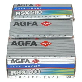 Agfa Agfachrome RSX 100 200 Expired Professional 120 Film