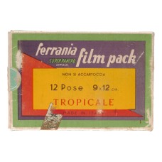 Ferrania Super Pancro 9x12 Sheet Film Pack 12 Exposures