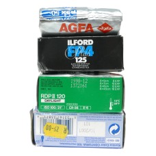Agfa RSX50 Ilford FP4 Plus125 Fuji Provia 100 Konica Centuria 120 Expired Film