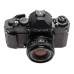F1 Canon film Camera Black SLR 35mm Classic FD 50mm 1.8 lens 1.8/50