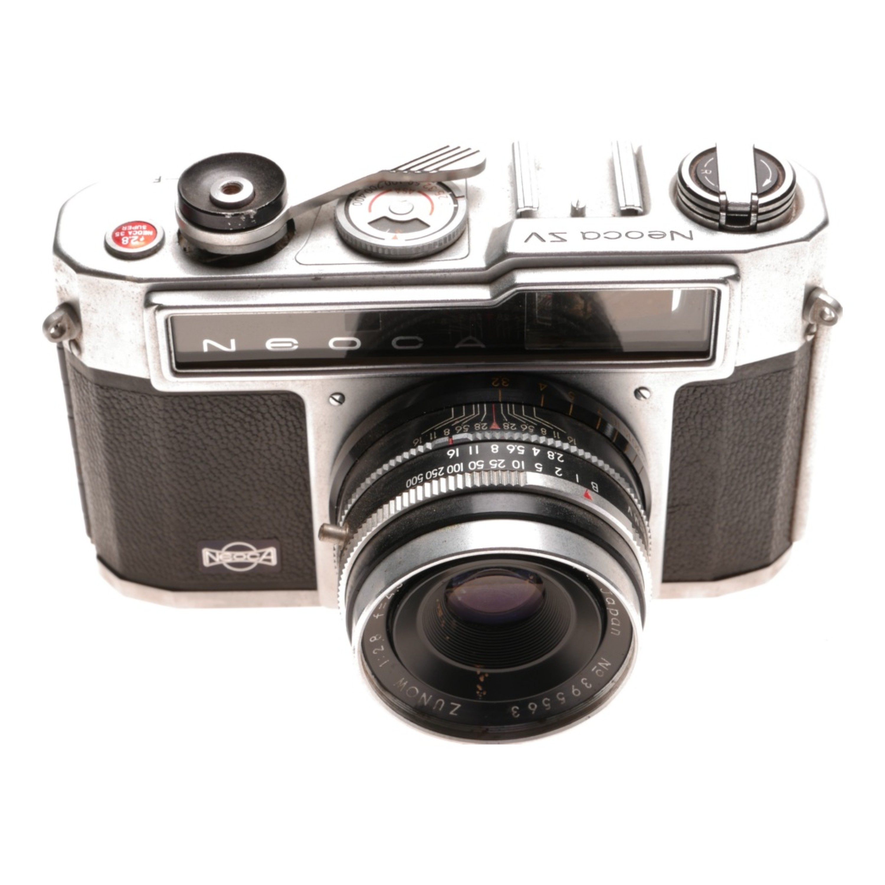Zunow 1:2.8 f=45mm Neoca camera lens vintage classic rare