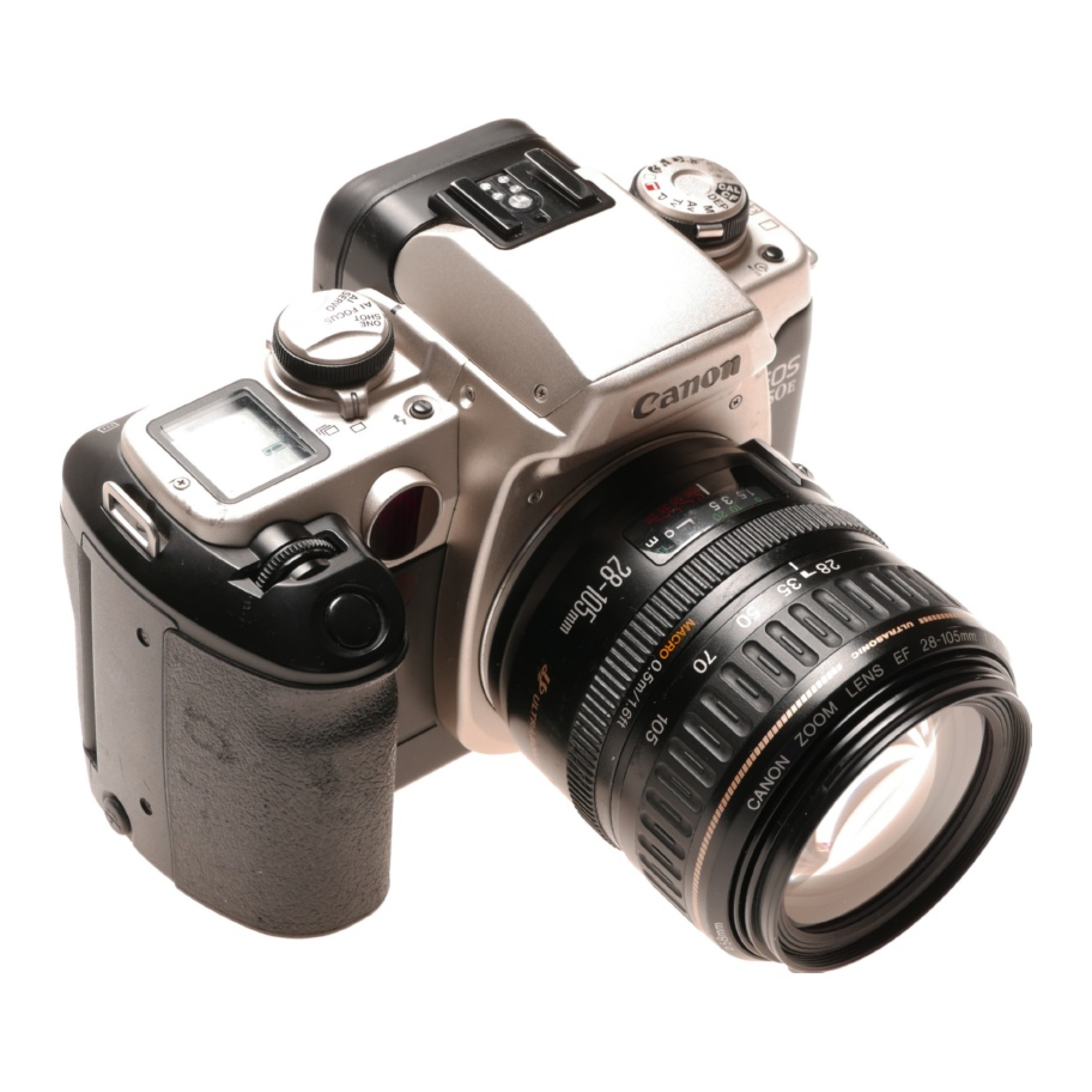Canon EOS 50E 35mm SLR film camera Zoom lens EF 28-105mm