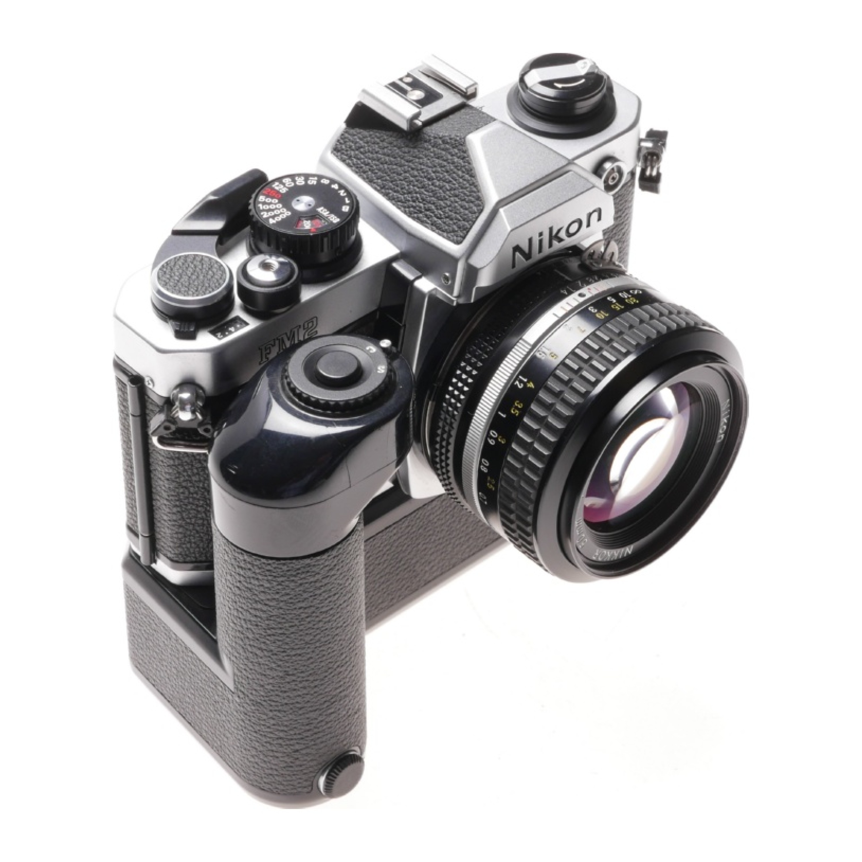 Nikon FM2 Nikkor 50mm 1.4 SLR 35mm film camera MD-12 Motor kit
