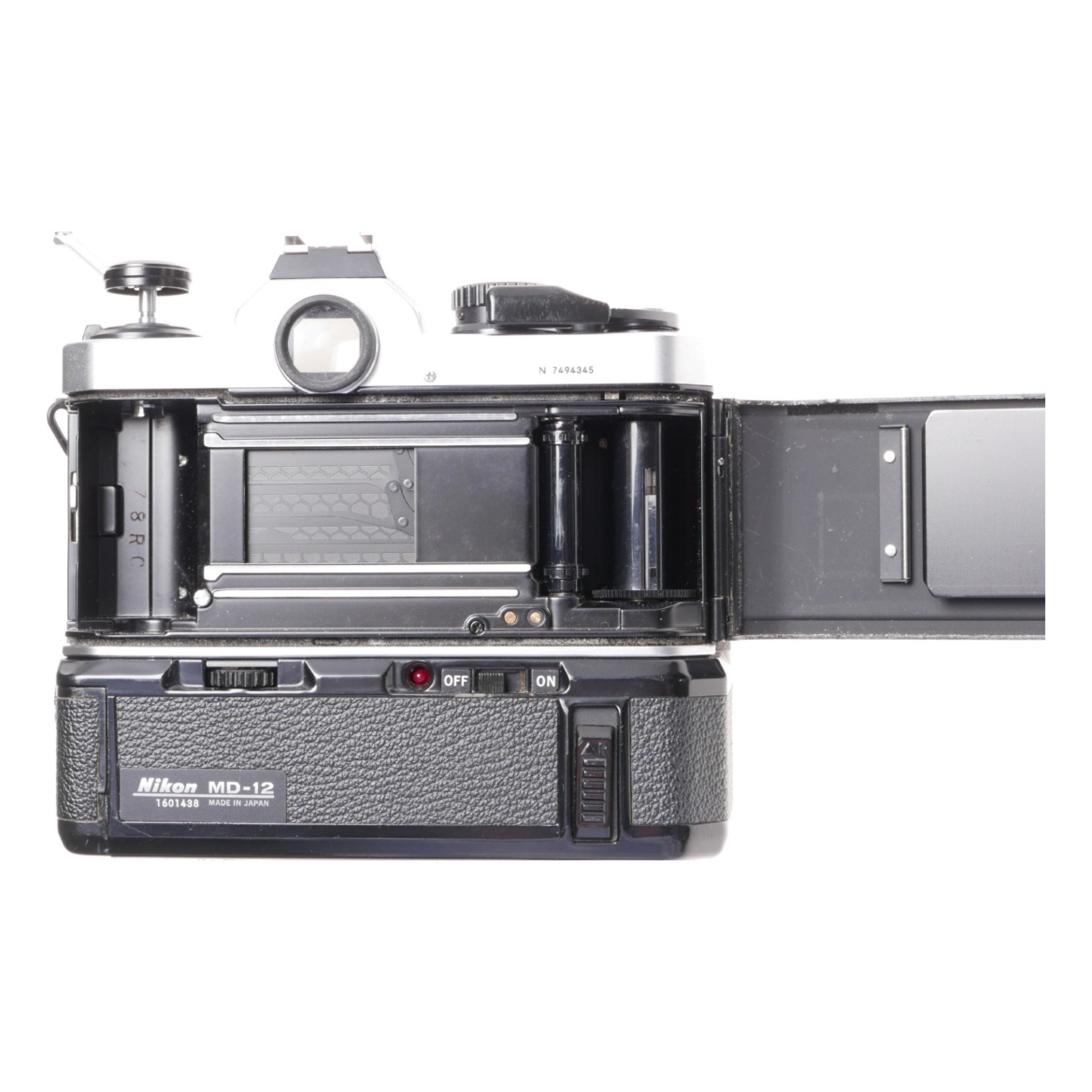Nikon FM2 Nikkor 50mm 1.4 SLR 35mm film camera MD-12 Motor kit