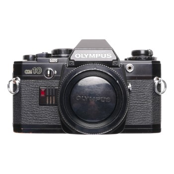Olympus OM-10 SLR film camera 35mm black body only