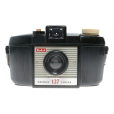 Kodak Brownie 127 Camera Black bakelite strap vintage film camera