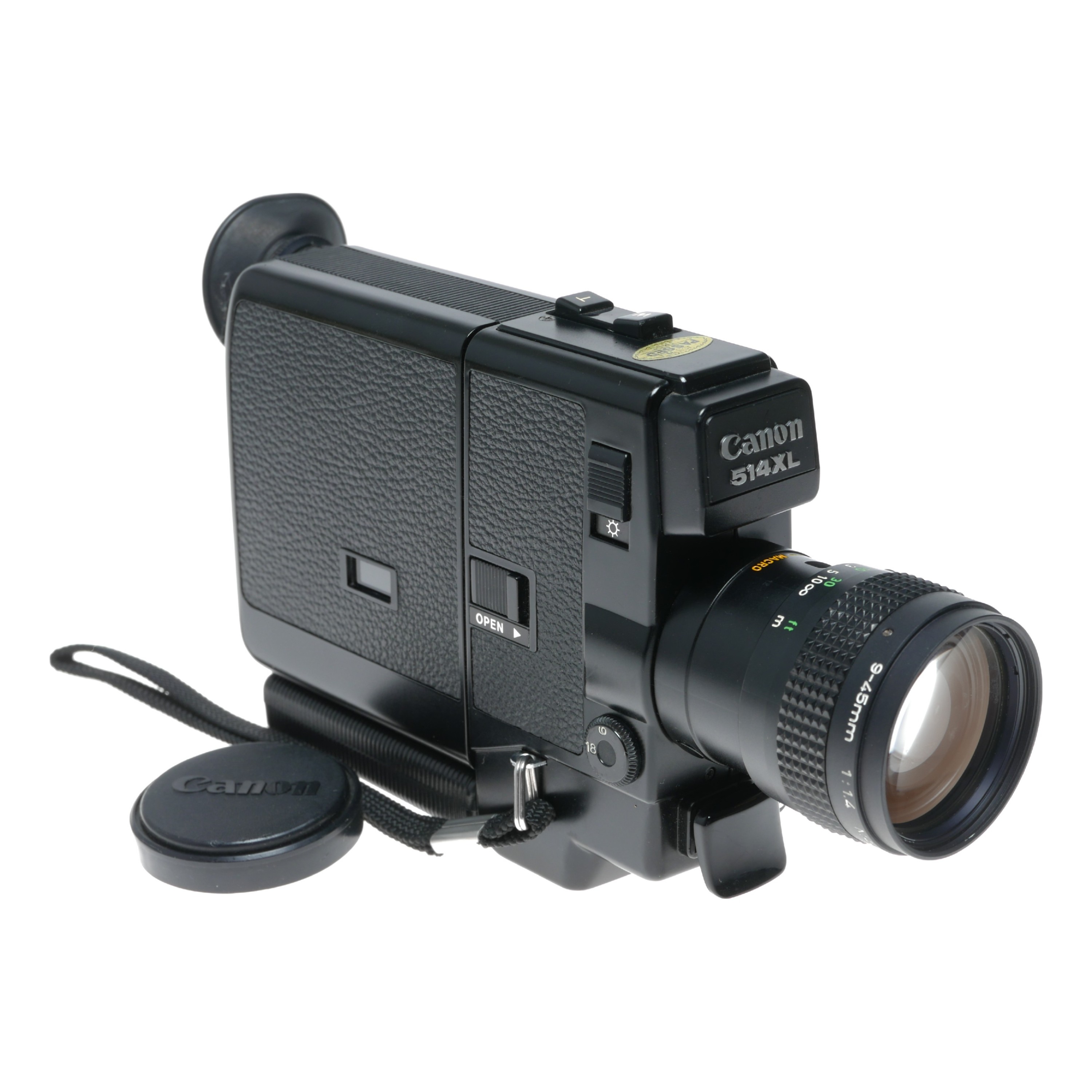 Canon 514XL Vintage film camera Cine Zoom 9-45mm 1:1.4 Macro