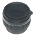 VIVITAR MC Teleconverter 2x-22 lens adapter mount doubler
