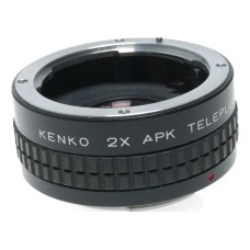 Kenko 2x APK Teleplus MC4 Pentax K bayonet mount lens converter
