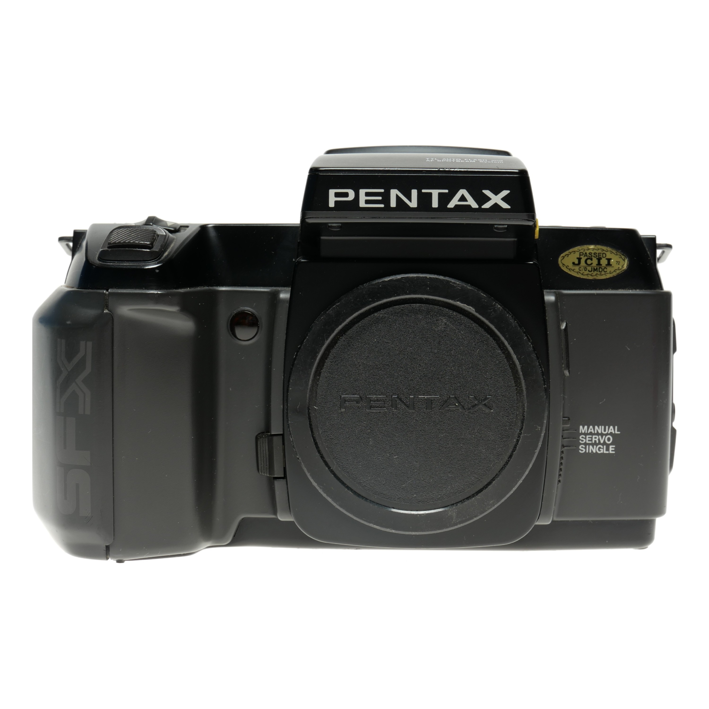 Pentax SFX vintage 35mm black film camera body SLR